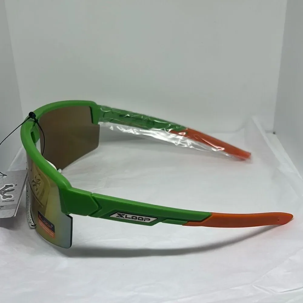 X-Loop Sports Shield Sunglasses – UV400 Protection, Polycarbonate Lens